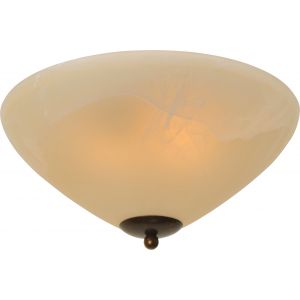 5936-21-34 PL Bolzano patina glass 40cm alabaster amber E-27 max.2x40W