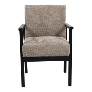 Eetfauteuil Hyaliet Stof Venga Liver 10 (Pg. B) Onderstel Zwart