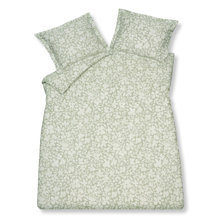 Vandyck Dekbedovertrek Florals Smoke Green 200x200